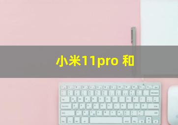 小米11pro 和